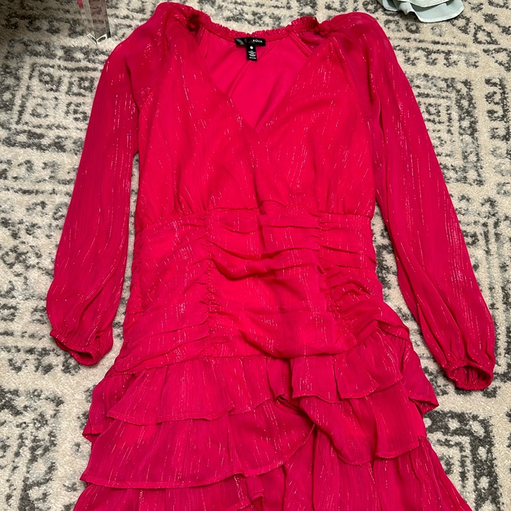 Aqua pink minidress!